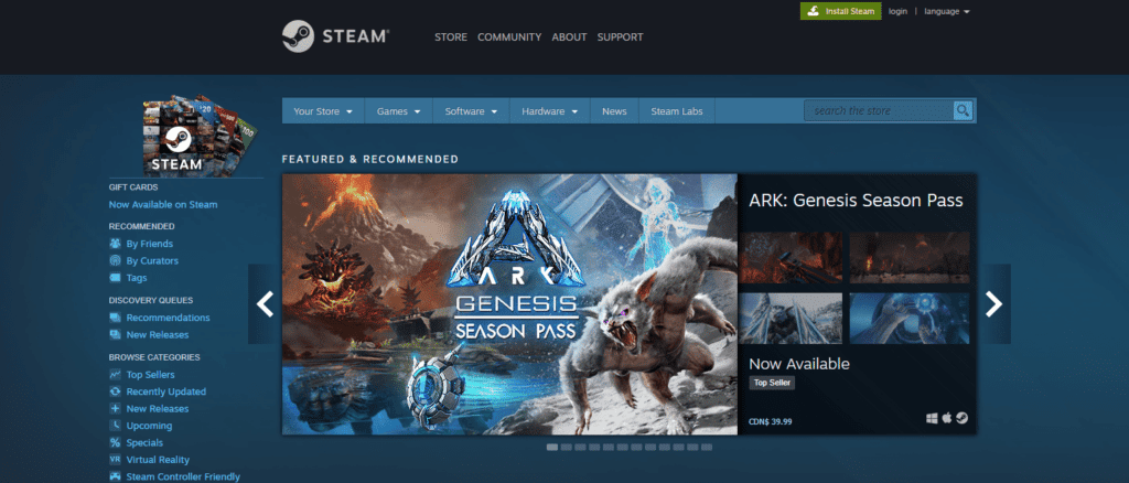 Assistenza Steam