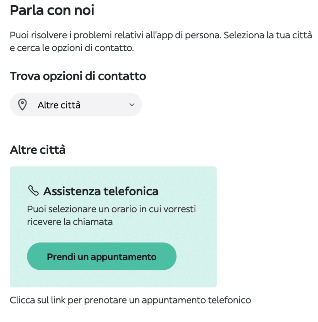 Assistenza telefonica corrieri Glovo